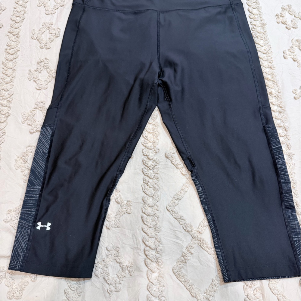 Under Armour Black Capri Workout Leggings - Picture 2 of 7
